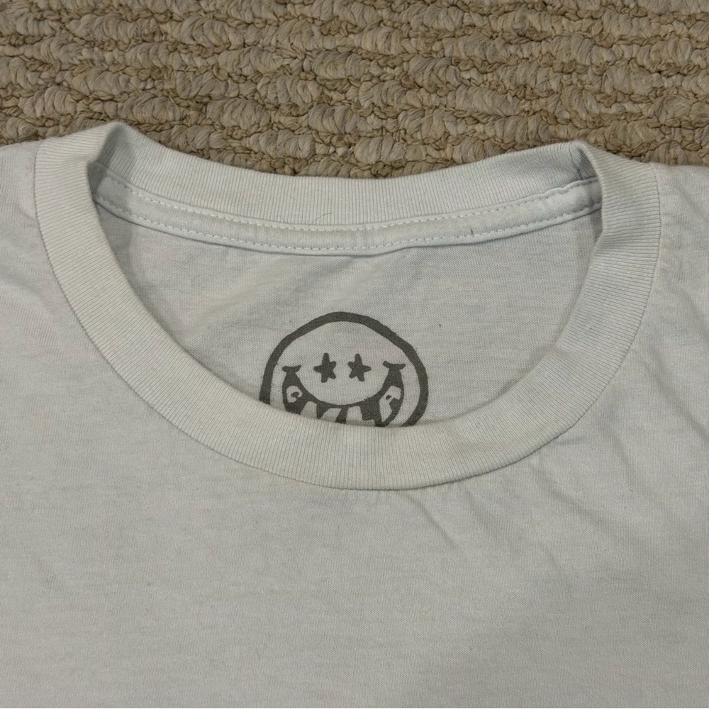 CVLA Shirt Mens Size XL Love Is Pain White Front Back Graphic Cotton Tee-Shirt - Picture 5 of 13
